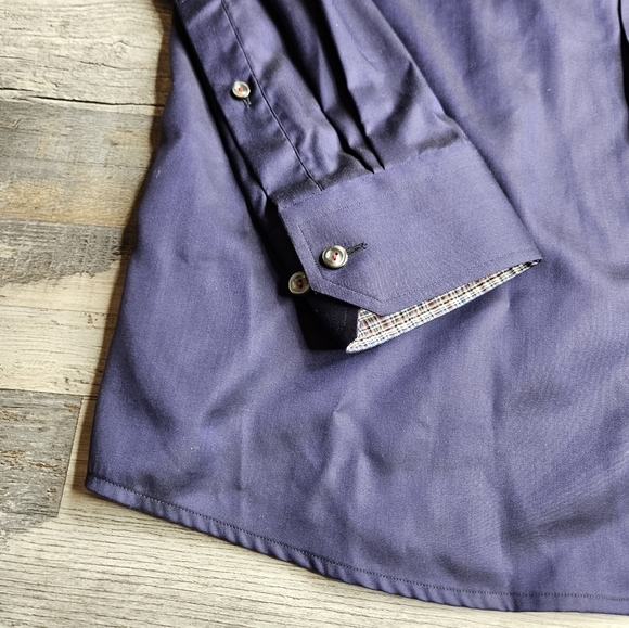 Eton Men's Button Down Shirt Blue - Picture 4 of 11